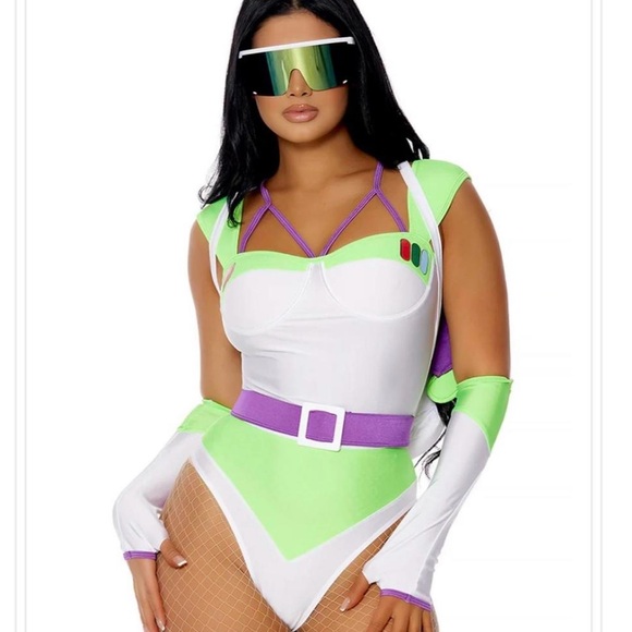 Fashion Nova Other - Buzz Light Year Bodysuit & Accessories Woman’s Sexy Costume